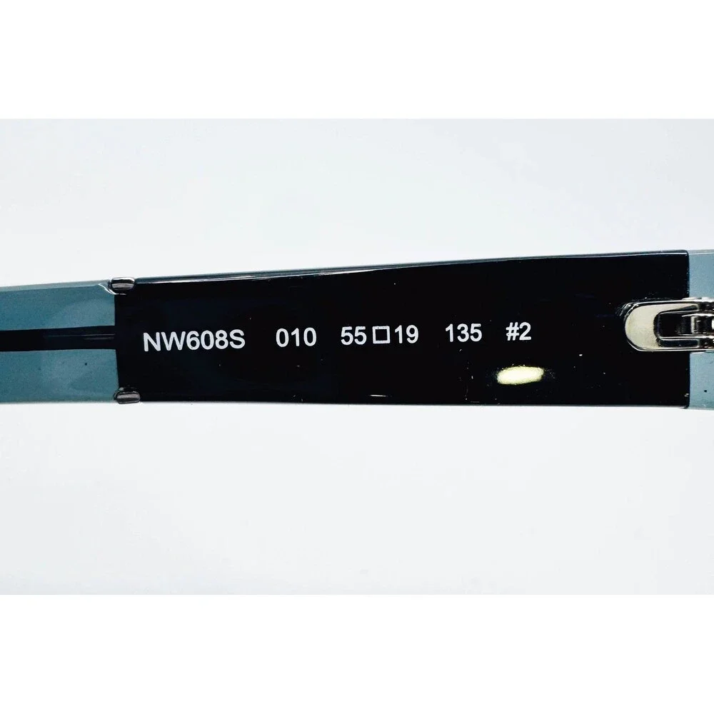 Nine West Eyeglass Frames Womens Teal Blue NW608S 010 Rectangular 55-19-135